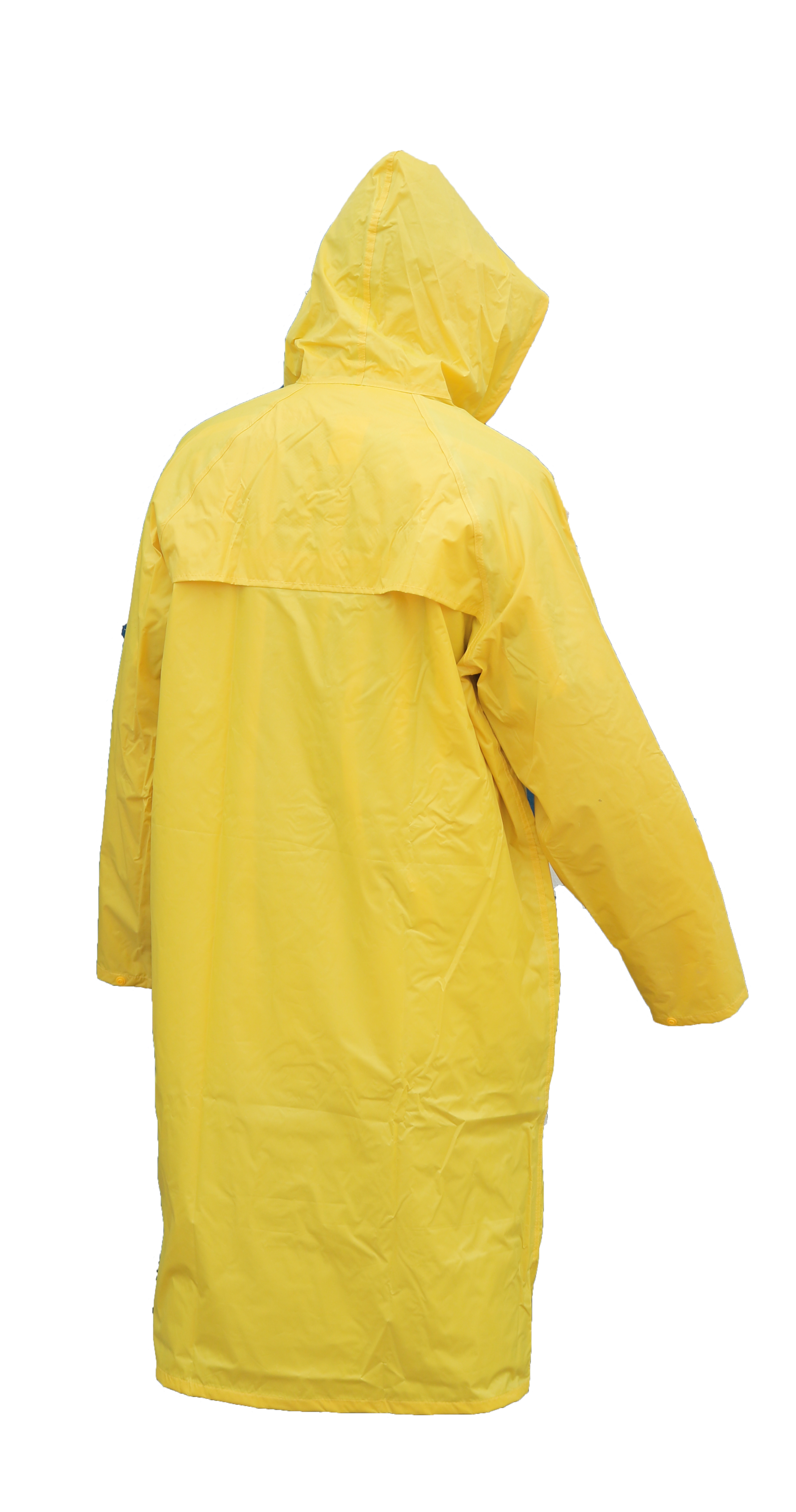 Knee length store rain coat